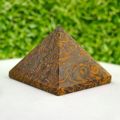 Mariam Agate Pyramid 40-45 mm for Reiki Healing / Grid and Vastu Correction
