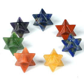 7 Chakra Merkaba Set of 7 pc for Reiki Healing
