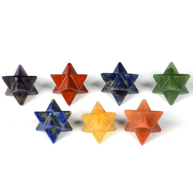 7 Chakra Merkaba Set of 7 pc for Reiki Healing