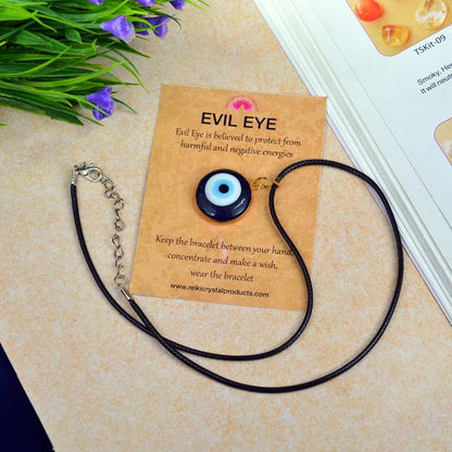 Blue Turkish Evil Eye Pendant 25mm Pack of 2