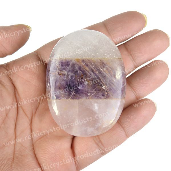 Mind Body Soul Palm Stone Big Size 5 cm