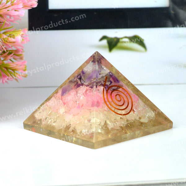 Natural Orgone / Orgonite Pyramid 50 mm
