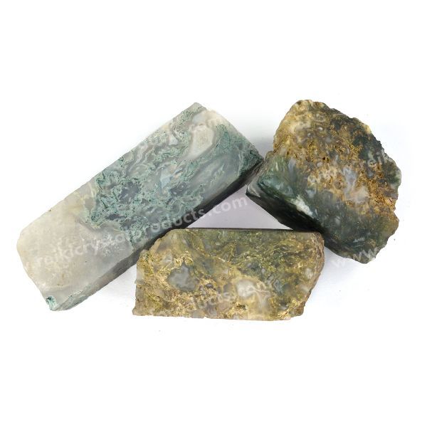 Moss Agate Raw Rough Stones