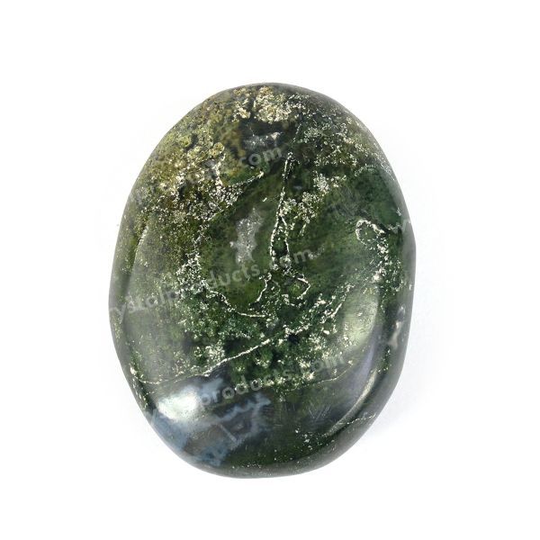 Moss Agate Healing Crystal for Growth and Balance