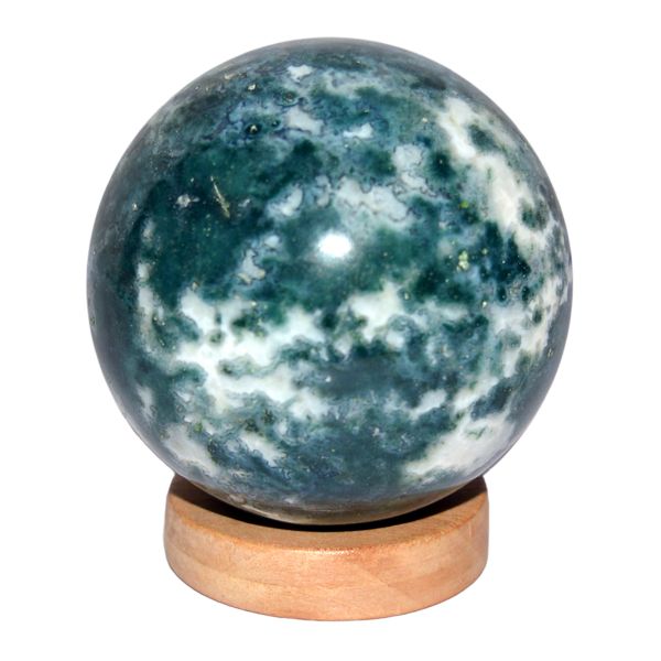 Moss Agate Ball / Sphere