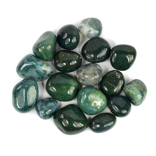 Moss Agate Tumble Stone