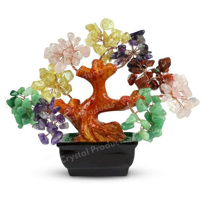 Natural Crystal Stone Tree Place For Good Luck, Education, Relationship, Protection and Prosperity