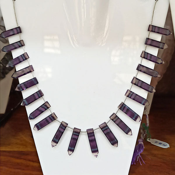 Multi Fluorite Designer Necklace for Women