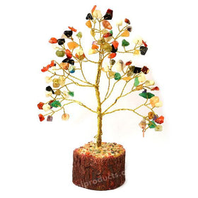 Multi Stone Natural Chips 100 Beads Tree