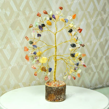 Multi Stone Natural Chips 100 Beads Tree