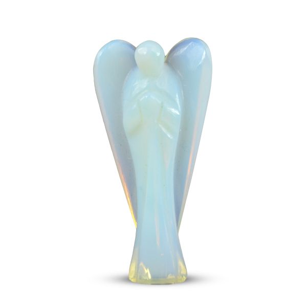 Natural Crystal Angel Size 7.6 cm (3 inch)