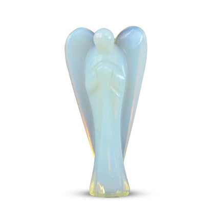 Natural Crystal Angel Size 7.6 cm (3 inch)