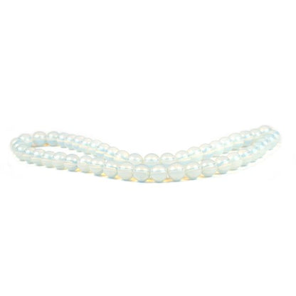 Opalite 8 mm Round Loose Beads 45-50 pcs for Making Bracelet Mala Necklaces