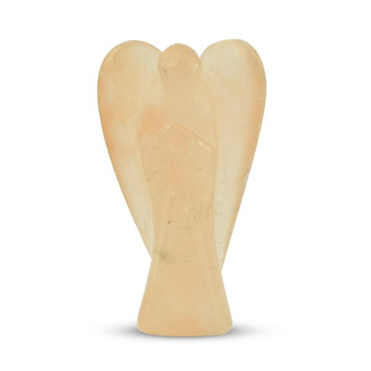 Orange Selenite Crystal Angel Charged By Reiki Grand Master