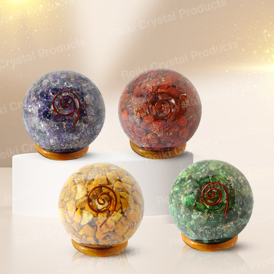 Natural Orgone / Orgonite Ball-50 mm