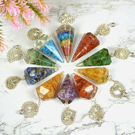 Natural Stone Orgone Dowser - Pendulum