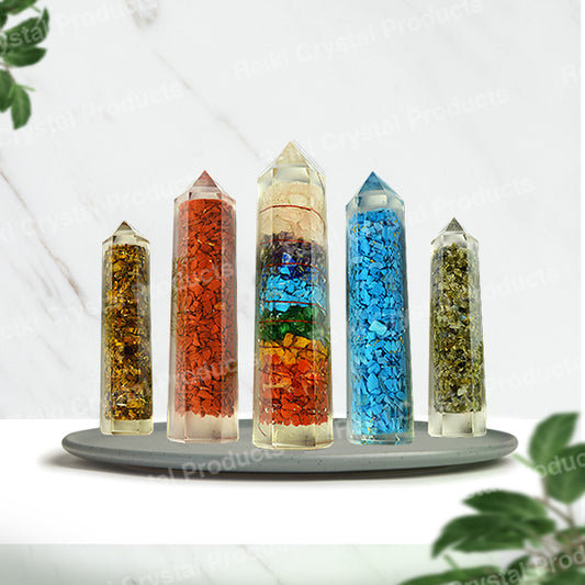 Natural Orgone Pencil / Tower 8 cm