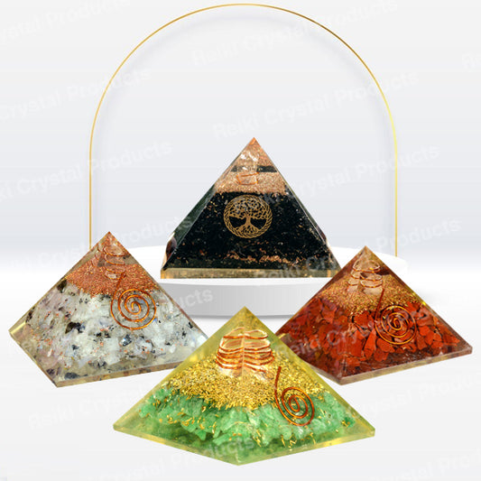Natural Orgone / Orgonite Pyramid 60 mm