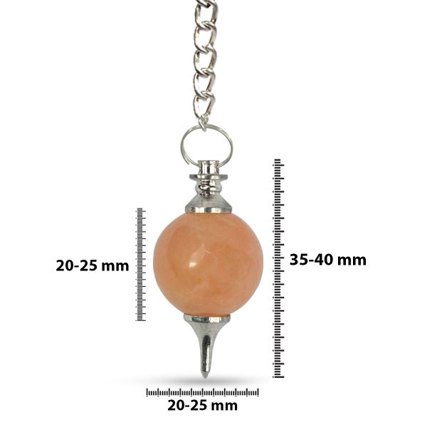 Peach Aventurine Ball Dowser / Pendulum