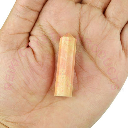 Peach Aventurine Crystal Pencil / Obelisks