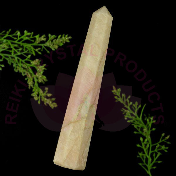 Peach Moonstone Crystal Pencil / Obelisks