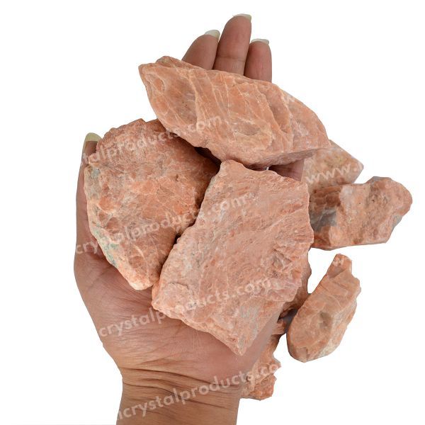 Peach Moonstone Raw Rough Stones