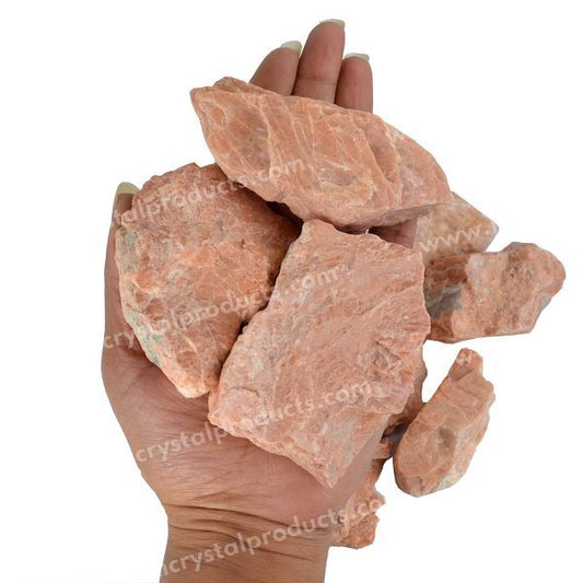 Peach Moonstone Raw Rough Stones