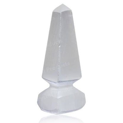Natural Selenite Pendulum Style Wand 10cm