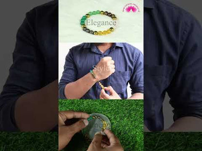 Certified Bracelet with Selenite Charging Plate Combo | Dhan Yog Money Magnet Bracelet