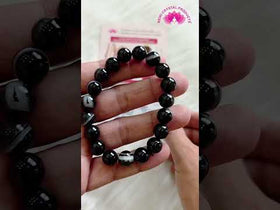 Botswana Agate Sulemani Hakik Gemstone Bracelet