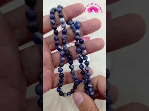 Certified Sodalite 6 mm 108 Round Bead Mala