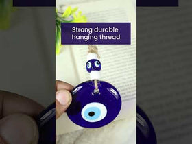 Evil Eye Hanging Nazar Wall Decor – Protection Charm for Home, Office & Entrance