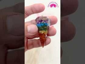 7 Chakra Orgone Dowser / Pendulum Pack of 7 pc