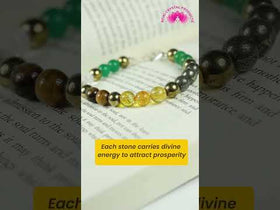 Certified Dhan Yog Bracelet Attracts Wealth and Financial Prosperity | Certificate of Authenticity | Wealth, Dhanyog Adjustable Bracelet for Men & Women