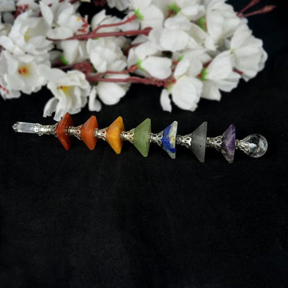 7 Chakra Pyramid Healing Wand