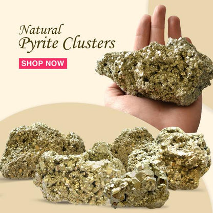 Certified Natural Pyrite Raw / Rough Cluster / Peru Pyrite for Healing / Vastu / Gifts / Wealth, Attracts Business Luck-125 gram