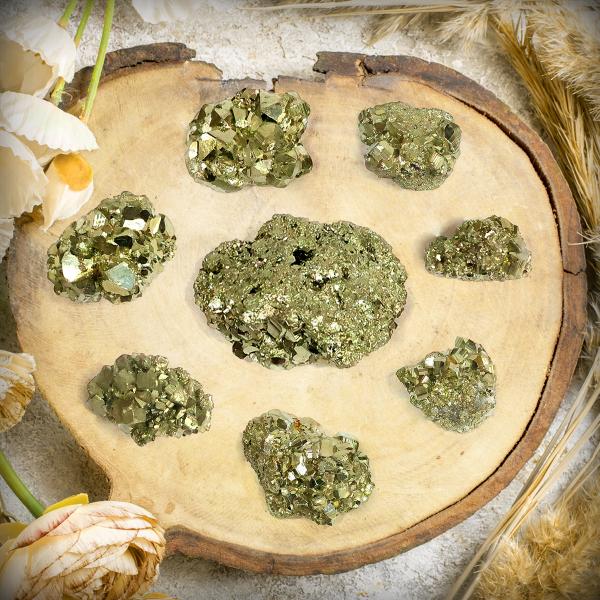 Certified Natural Pyrite Raw / Rough Cluster / Peru Pyrite for Healing / Vastu / Gifts / Wealth, Attracts Business Luck-175 gram