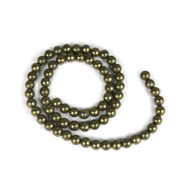 Natural Crystal Stone 6 mm Round Loose Beads 65-70 pcs for Making Bracelet Mala Necklaces