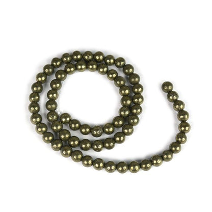 Natural Crystal Stone 6 mm Round Loose Beads 65-70 pcs for Making Bracelet Mala Necklaces