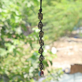 Natural Pyrite / 7 Chakra Tumble Stone Car Hanging / Door Hanging Accessories