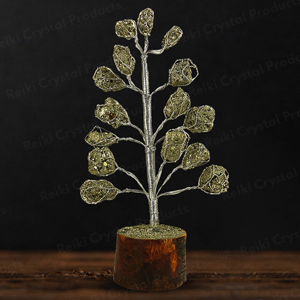 Natural Raw Rough Crystal Stone Pyrite Tree