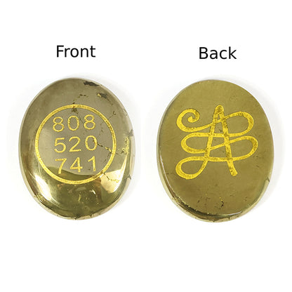 Natural Pyrite Zibu Symbol Coin for Wealth Money Good Luck Positivity and Prosperity Pack of 1 pc