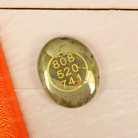 Natural Pyrite Zibu Symbol Coin for Wealth Money Good Luck Positivity and Prosperity Pack of 1 pc