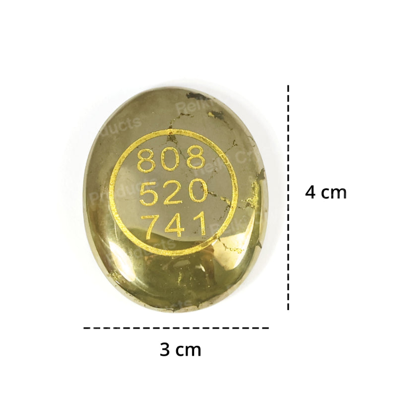 Natural Pyrite Zibu Symbol Coin for Wealth Money Good Luck Positivity and Prosperity Pack of 3 pc