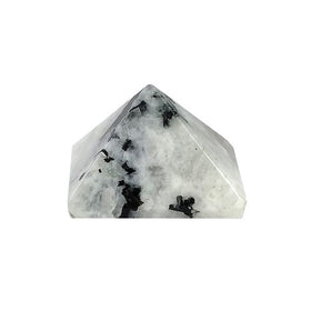Natural Rainbow Moonstone Crystal Pyramid 10–15 mm