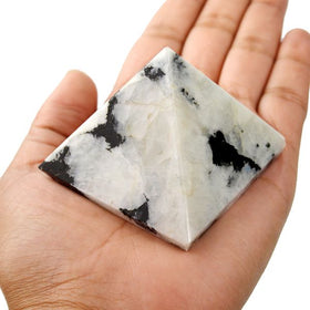 Rainbow Moonstone Pyramid for Reiki Healing and Vastu Correction