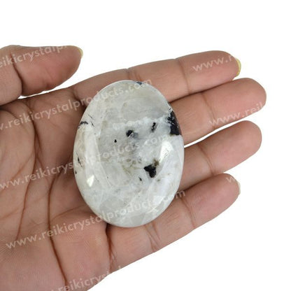 Rainbow Moonstone Palm Stone Big Size 5 cm