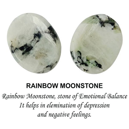 Natural Worry Palm Stone Oval Shape Cabochons Pack of 2 pc