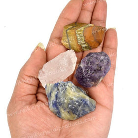 Natural Protection Crystal Raw Rough Stone Kit