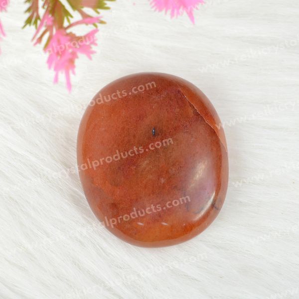 Red Aventurine Palm Stone Big Size 5 cm